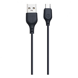 USB кабель XO NB103, MicroUSB, Чорний