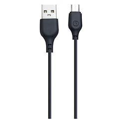 USB кабель XO NB103, MicroUSB, 2.0 м., Чорний