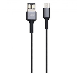 USB кабель XO NB116, MicroUSB, Чорний