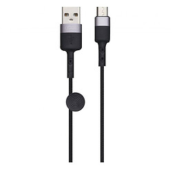 USB кабель XO NB117, MicroUSB, Чорний