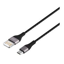 USB кабель XO NB188, microUSB, черный