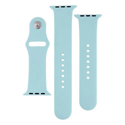 Ремінець Apple Watch 38 / Watch 40, Silicone WatchBand, Marine Green, Бірюзовий