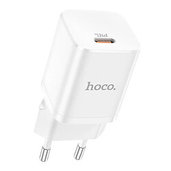 СЗУ Hoco N19 Rigorous PD, С кабелем, Type-C, Белый