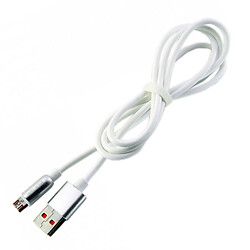 USB кабель WALKER C725, MicroUSB, Білий
