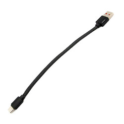 USB кабель WALKER C755, Type-C, 0.1 м., Чорний