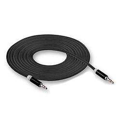 AUX кабель WALKER A520, 3,5 мм., 3.0 м., Чорний