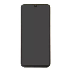 Дисплей (екран) Samsung A307 Galaxy A30s, З сенсорним склом, З рамкою, Super Amoled, Чорний