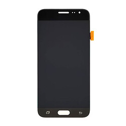 Дисплей (екран) Samsung J320 Galaxy J3 Duos, З сенсорним склом, Без рамки, Super Amoled, Чорний