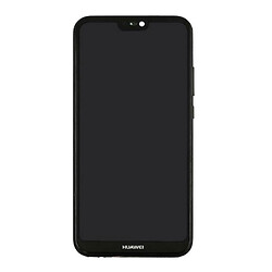 Дисплей (екран) Huawei Nova 3e / P20 Lite, High quality, З рамкою, З сенсорним склом, Чорний