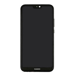 Дисплей (екран) Huawei Nova 3e / P20 Lite, High quality, З рамкою, З сенсорним склом, Чорний