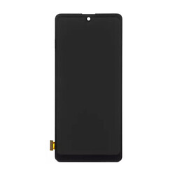 Дисплей (екран) Samsung A715 Galaxy A71, З сенсорним склом, Без рамки, OLED, Чорний