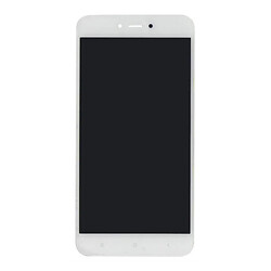 Дисплей (екран) Xiaomi Redmi Note 5A, High quality, З рамкою, З сенсорним склом, Білий