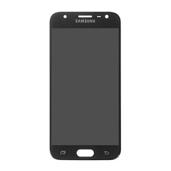 Дисплей (екран) Samsung J330F Galaxy J3 Duos, Original (100%), З сенсорним склом, Без рамки, Чорний