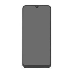 Дисплей (екран) Samsung A205 Galaxy A20, З сенсорним склом, З рамкою, OLED, Чорний
