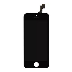 Дисплей (екран) Apple iPhone 5S / iPhone SE, Original (100%), З сенсорним склом, З рамкою, Чорний