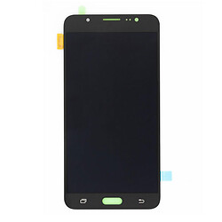 Дисплей (екран) Samsung J710 Galaxy J7, З сенсорним склом, Без рамки, OLED, Чорний