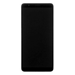Дисплей (екран) Samsung A013 Galaxy A01 Core / M013 Galaxy M01 Core, Original (100%), З сенсорним склом, З рамкою, Чорний