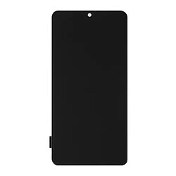 Дисплей (екран) Samsung A415 Galaxy A41, З сенсорним склом, З рамкою, TFT, Чорний