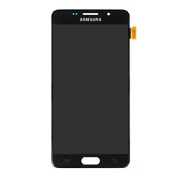 Дисплей (екран) Samsung A510 Galaxy A5 Duos / A5100 Galaxy A5, З сенсорним склом, Без рамки, Amoled, Чорний