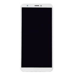Дисплей (экран) Huawei Honor 7c / Honor 7c Pro / Nova 2 Lite / Y7 2018 / Y7 Prime 2018, High quality, С сенсорным стеклом, С рамкой, Белый