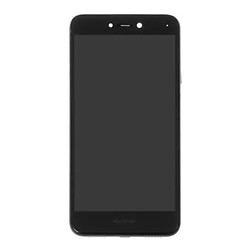 Дисплей (екран) Huawei GR3 2017 / Honor 8 Lite / Nova Lite / P8 Lite 2017 / P9 Lite 2017, High quality, З сенсорним склом, З рамкою, Чорний
