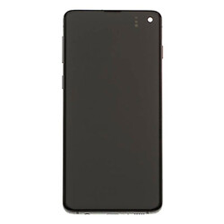 Дисплей (екран) Samsung G973 Galaxy S10, З сенсорним склом, З рамкою, Amoled, Чорний