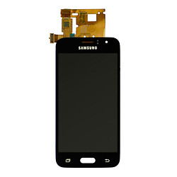 Дисплей (екран) Samsung J120 Galaxy J1, З сенсорним склом, Без рамки, OLED, Чорний