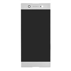 Дисплей (екран) Sony G3212 Xperia XA1 Ultra / G3221 Xperia XA1 Ultra / G3223 Xperia XA1 Ultra / G3226 Xperia XA1 Ultra Dual, Original (PRC), З сенсорним склом, З рамкою, Білий