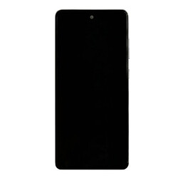 Дисплей (екран) Samsung A725 Galaxy A72, З сенсорним склом, З рамкою, Super Amoled, Чорний