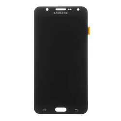 Дисплей (екран) Samsung J700F Galaxy J7 / J700H Galaxy J7, З сенсорним склом, Без рамки, IPS, Чорний