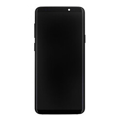 Дисплей (екран) Samsung G965F Galaxy S9 Plus, З сенсорним склом, З рамкою, OLED, Чорний