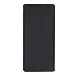Дисплей (екран) Samsung N960 Galaxy Note 9, З сенсорним склом, З рамкою, OLED, Чорний