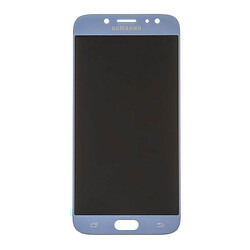 Дисплей (екран) Samsung J730 Galaxy J7, З сенсорним склом, Без рамки, OLED, Срібний