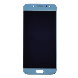 Дисплей (екран) Samsung J730 Galaxy J7, З сенсорним склом, Без рамки, OLED, Блакитний