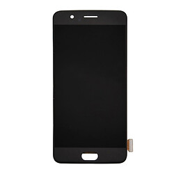 Дисплей (екран) OnePlus 5, З сенсорним склом, Без рамки, Amoled, Чорний
