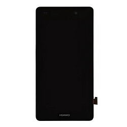 Дисплей (екран) Huawei Ascend P8 Lite, High quality, З сенсорним склом, З рамкою, Чорний