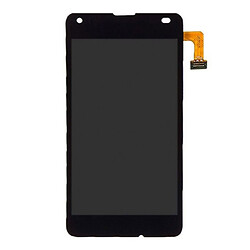 Дисплей (экран) Nokia Lumia 550, Original (PRC), С сенсорным стеклом, Без рамки, Черный