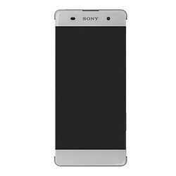 Дисплей (екран) Sony F3111 Xperia XA / F3112 Xperia XA Dual / F3113 Xperia XA / F3115 Xperia XA / F3116 Xperia XA Dual, High quality, З сенсорним склом, З рамкою, Білий