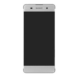 Дисплей (екран) Sony F3111 Xperia XA / F3112 Xperia XA Dual / F3113 Xperia XA / F3115 Xperia XA / F3116 Xperia XA Dual, Original (PRC), З сенсорним склом, З рамкою, Білий