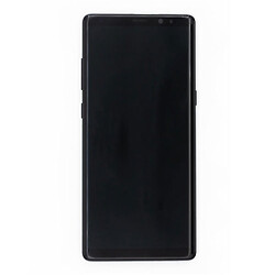 Дисплей (екран) Samsung N950 Galaxy Note 8, З сенсорним склом, З рамкою, Super Amoled, Чорний