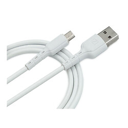 USB кабель IZI L-18, MicroUSB, 1.0 м., Білий