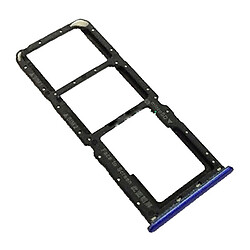 Держатель SIM-карты OPPO Realme X2, С разъемом на карту памяти, Синий