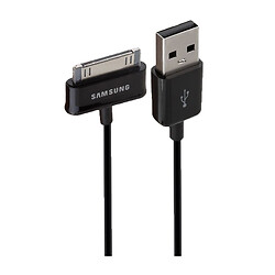 USB кабель Samsung P1000 GALAXY Tab / P1010 Galaxy Tab / P3100 Galaxy Tab 2 / P3110 Galaxy Tab 2, 30 pin, 1.0 м., Чорний