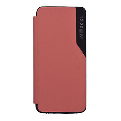 Чехол (книжка) Samsung A037 Galaxy A03s, Business Fabric, Розовый