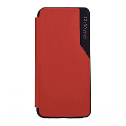 Чехол (книжка) Samsung A037 Galaxy A03s, Business Fabric, Красный