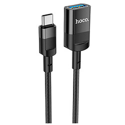 USB кабель Hoco U107, Type-C, 1.0 м., Чорний