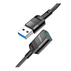 USB кабель Hoco U107, USB, 1.0 м., Чорний
