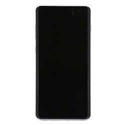 Дисплей (екран) Samsung G975 Galaxy S10 Plus, З сенсорним склом, З рамкою, Amoled, Білий