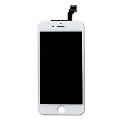 Дисплей (екран) Apple iPhone 6, Original (100%), З сенсорним склом, З рамкою, Білий