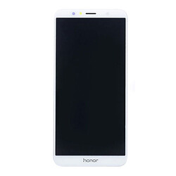 Дисплей (екран) Huawei Honor 7a Pro / Y6 2018 / Y6 Prime 2018, High quality, З рамкою, З сенсорним склом, Білий